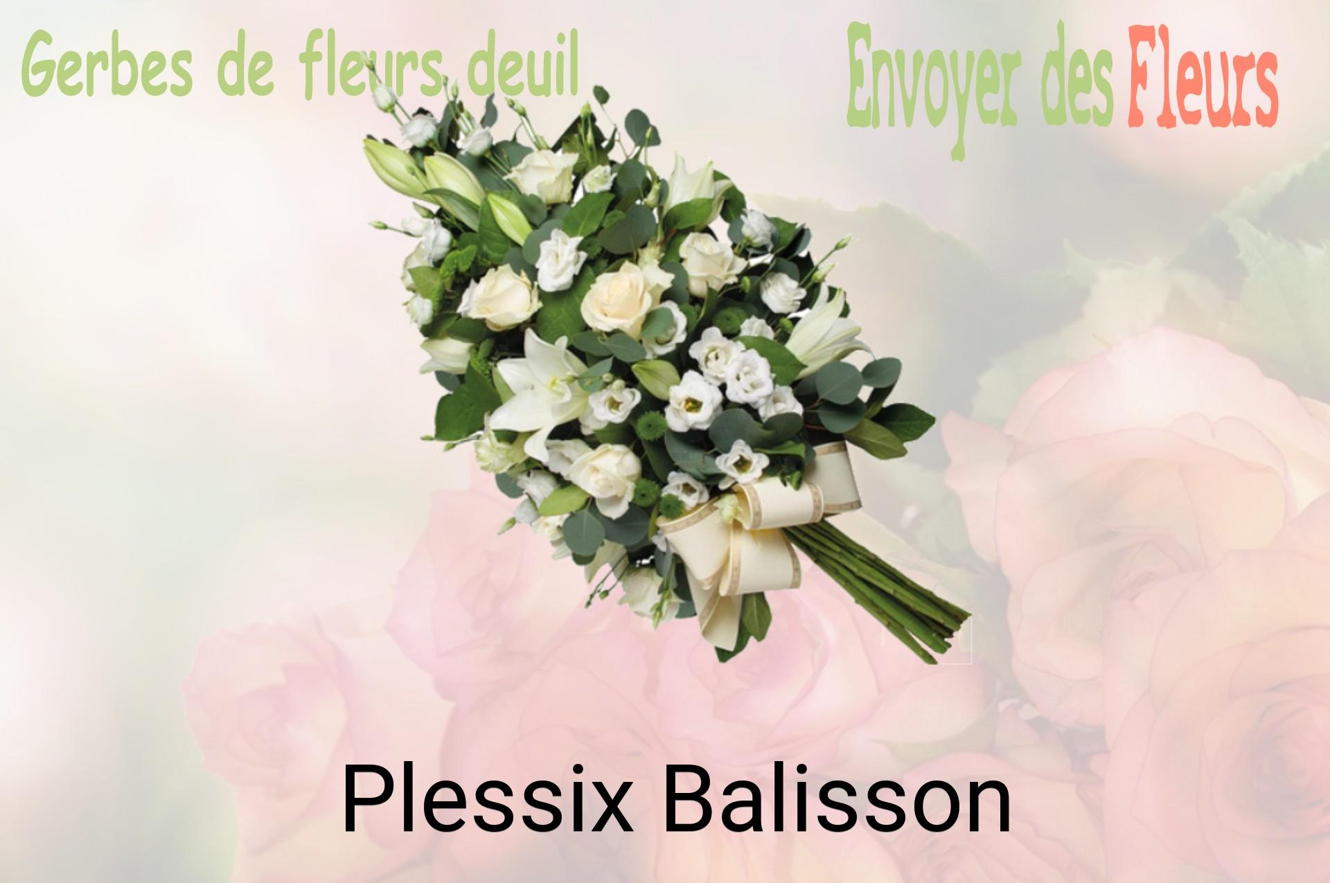 Gerbe de fleurs de deuil livrée à Plessix-Balisson
